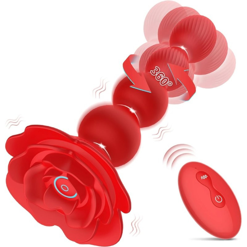 MyPlayToys Boules Anales Rotatives Vibrantes Rosebird 15 x 3.5cm